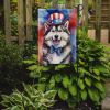 Alaskan Malamute Patriotic American Garden Flag Mailbox Flag Decorative Yard Flag Banner Outside Patio Artwork Yard Flower Beds, Garden Size