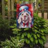 Clumber Spaniel Patriotic American Garden Flag Mailbox Flag Decorative Yard Flag Banner Outside Patio Artwork Yard Flower Beds, Garden Size