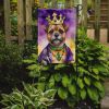 Border Terrier King of Mardi Gras Garden Flag Mailbox Flag Decorative Yard Flag Banner Outside Patio Artwork Yard Flower Beds, Garden Size, Multicolor