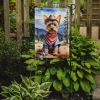 Silky Terrier Cowboy Welcome Garden Flag Mailbox Flag Decorative Yard Flag Banner Outside Patio Artwork Yard Flower Beds, Garden Size, Multicolor