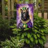 Belgian Sheepdog King of Mardi Gras Garden Flag Mailbox Flag Decorative Yard Flag Banner Outside Patio Artwork Yard Flower Beds, Garden Size