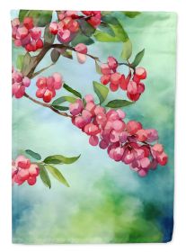 Pennsylvania Mountain Laurels in Watercolor Garden Flag Mailbox Flag Decorative Yard Flag Banner Outside Patio Artwork Yard Flower Beds, Garden Size