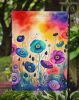 Anemones in Color Garden Flag Mailbox Flag Decorative Yard Flag Banner Outside Patio Artwork Yard Flower Beds, Garden Size, Multicolor