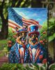 All American German Shepherd Garden Flag Mailbox Flag Decorative Yard Flag Banner Outside Patio Artwork Yard Flower Beds, Garden Size, Multicolor
