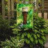 Irish Beer Dark Garden Flag Mailbox Flag Decorative Yard Flag Banner Outside Patio Artwork Yard Flower Beds, Garden Size, Multicolor