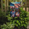 All American Mastiff Garden Flag Mailbox Flag Decorative Yard Flag Banner Outside Patio Artwork Yard Flower Beds, Garden Size, Multicolor