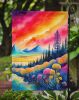 Yarrow in Color Garden Flag Mailbox Flag Decorative Yard Flag Banner Outside Patio Artwork Yard Flower Beds, Garden Size, Multicolor