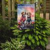 Beagle Two Hearts Garden Flag Mailbox Flag Decorative Yard Flag Banner Outside Patio Artwork Yard Flower Beds, Garden Size, Multicolor