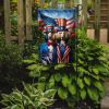 All American Afghan Hound Garden Flag Mailbox Flag Decorative Yard Flag Banner Outside Patio Artwork Yard Flower Beds, Garden Size, Multicolor