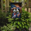 All American Old English Sheepdog Garden Flag Mailbox Flag Decorative Yard Flag Banner Outside Patio Artwork Yard Flower Beds, Garden Size, Multicolor