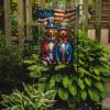 All American Chesapeake Bay Retriever Garden Flag Mailbox Flag Decorative Yard Flag Banner Outside Patio Artwork Yard Flower Beds, Garden Size