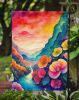 Begonias in Color Garden Flag Mailbox Flag Decorative Yard Flag Banner Outside Patio Artwork Yard Flower Beds, Garden Size, Multicolor