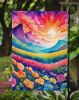 Petunias in Color Garden Flag Mailbox Flag Decorative Yard Flag Banner Outside Patio Artwork Yard Flower Beds, Garden Size, Multicolor