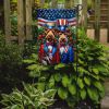 All American Irish Terrier Garden Flag Mailbox Flag Decorative Yard Flag Banner Outside Patio Artwork Yard Flower Beds, Garden Size, Multicolor