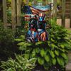 All American Belgian Sheepdog Garden Flag Mailbox Flag Decorative Yard Flag Banner Outside Patio Artwork Yard Flower Beds, Garden Size, Multicolor