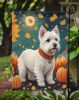 Westie Fall Garden Flag Mailbox Flag Decorative Yard Flag Banner Outside Patio Artwork Yard Flower Beds, Garden Size, Multicolor
