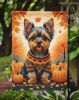 Yorkshire Terrier Fall Garden Flag Mailbox Flag Decorative Yard Flag Banner Outside Patio Artwork Yard Flower Beds, Garden Size, Multicolor