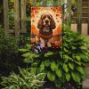Cocker Spaniel Fall Garden Flag Mailbox Flag Decorative Yard Flag Banner Outside Patio Artwork Yard Flower Beds, Garden Size, Multicolor