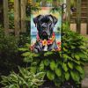 Cane Corso Luau Garden Flag Mailbox Flag Decorative Yard Flag Banner Outside Patio Artwork Yard Flower Beds, Garden Size, Multicolor