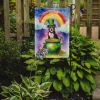 Staffordshire Bull Terrier St Patrick's Day Garden Flag Mailbox Flag Decorative Yard Flag Banner Outside Patio Artwork Yard Flower Beds, Garden Size