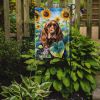 English Cocker Spaniel in Sunflowers Garden Flag Mailbox Flag Decorative Yard Flag Banner Outside Patio Artwork Yard Flower Beds, Garden Size