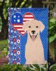 Yellow Labrador Retriever USA American Garden Flag Mailbox Flag Decorative Yard Flag Banner Outside Patio Artwork Yard Flower Beds, Garden Size