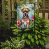 Border Terrier Luau Garden Flag Mailbox Flag Decorative Yard Flag Banner Outside Patio Artwork Yard Flower Beds, Garden Size, Multicolor