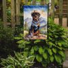 Rottweiler Cowboy Welcome Garden Flag Mailbox Flag Decorative Yard Flag Banner Outside Patio Artwork Yard Flower Beds, Garden Size, Multicolor