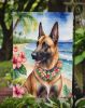 Belgian Malinois Luau Garden Flag Mailbox Flag Decorative Yard Flag Banner Outside Patio Artwork Yard Flower Beds, Garden Size, Multicolor