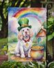 Clumber Spaniel St Patrick's Day Garden Flag Mailbox Flag Decorative Yard Flag Banner Outside Patio Artwork Yard Flower Beds, Garden Size, Multicolor