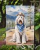 Komondor Cowboy Welcome Garden Flag Mailbox Flag Decorative Yard Flag Banner Outside Patio Artwork Yard Flower Beds, Garden Size, Multicolor