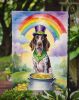 German Shorthaired Pointer St Patrick's Day Garden Flag Mailbox Flag Decorative Yard Flag Banner Outside Patio Artwork Yard Flower Beds, Garden Size