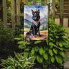 Belgian Sheepdog Cowboy Welcome Garden Flag Mailbox Flag Decorative Yard Flag Banner Outside Patio Artwork Yard Flower Beds, Garden Size, Multicolor