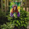 Irish Setter King of Mardi Gras Garden Flag Mailbox Flag Decorative Yard Flag Banner Outside Patio Artwork Yard Flower Beds, Garden Size, Multicolor