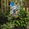 Bedlington Terrier in Sunflowers Garden Flag Mailbox Flag Decorative Yard Flag Banner Outside Patio Artwork Yard Flower Beds, Garden Size, Multicolor