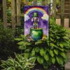 Weimaraner St Patrick's Day Garden Flag Mailbox Flag Decorative Yard Flag Banner Outside Patio Artwork Yard Flower Beds, Garden Size, Multicolor