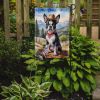 Boston Terrier Cowboy Welcome Garden Flag Mailbox Flag Decorative Yard Flag Banner Outside Patio Artwork Yard Flower Beds, Garden Size, Multicolor