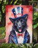 Belgian Sheepdog Patriotic American Garden Flag Mailbox Flag Decorative Yard Flag Banner Outside Patio Artwork Yard Flower Beds, Garden Size