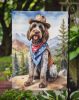 Wirehaired Pointing Griffon Cowboy Welcome Garden Flag Mailbox Flag Decorative Yard Flag Banner Outside Patio Artwork Yard Flower Beds, Garden Size
