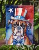 Boxer Patriotic American Garden Flag Mailbox Flag Decorative Yard Flag Banner Outside Patio Artwork Yard Flower Beds, Garden Size, Multicolor