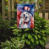 Great Pyrenees Patriotic American Garden Flag Mailbox Flag Decorative Yard Flag Banner Outside Patio Artwork Yard Flower Beds, Garden Size, Multicolor