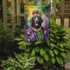 Curly-Coated Retriever King of Mardi Gras Garden Flag Mailbox Flag Decorative Yard Flag Banner Outside Patio Artwork Yard Flower Beds, Garden Size