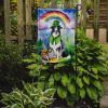Borzoi St Patrick's Day Garden Flag Mailbox Flag Decorative Yard Flag Banner Outside Patio Artwork Yard Flower Beds, Garden Size, Multicolor