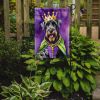 Giant Schnauzer King of Mardi Gras Garden Flag Mailbox Flag Decorative Yard Flag Banner Outside Patio Artwork Yard Flower Beds, Garden Size