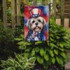 Lhasa Apso Patriotic American Garden Flag Mailbox Flag Decorative Yard Flag Banner Outside Patio Artwork Yard Flower Beds, Garden Size, Multicolor
