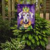 Bedlington Terrier King of Mardi Gras Garden Flag Mailbox Flag Decorative Yard Flag Banner Outside Patio Artwork Yard Flower Beds, Garden Size