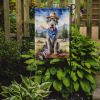 Irish Wolfhound Cowboy Welcome Garden Flag Mailbox Flag Decorative Yard Flag Banner Outside Patio Artwork Yard Flower Beds, Garden Size, Multicolor