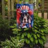 Pointer Patriotic American Garden Flag Mailbox Flag Decorative Yard Flag Banner Outside Patio Artwork Yard Flower Beds, Garden Size, Multicolor