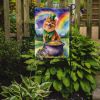 Finnish Spitz St Patrick's Day Garden Flag Mailbox Flag Decorative Yard Flag Banner Outside Patio Artwork Yard Flower Beds, Garden Size, Multicolor