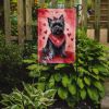 Cairn Terrier My Valentine Garden Flag Mailbox Flag Decorative Yard Flag Banner Outside Patio Artwork Yard Flower Beds, Garden Size, Multicolor